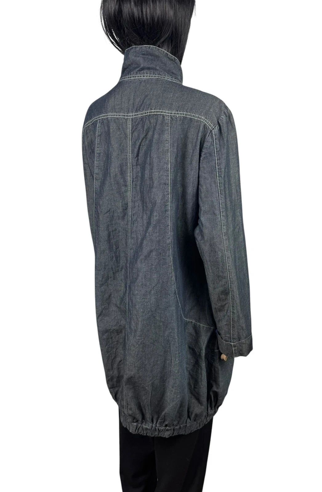 Sarah Pacini Sarah Pacini Cotton Linen Coat size T3 Size L / US 10 / IT 46 - 8 Thumbnail