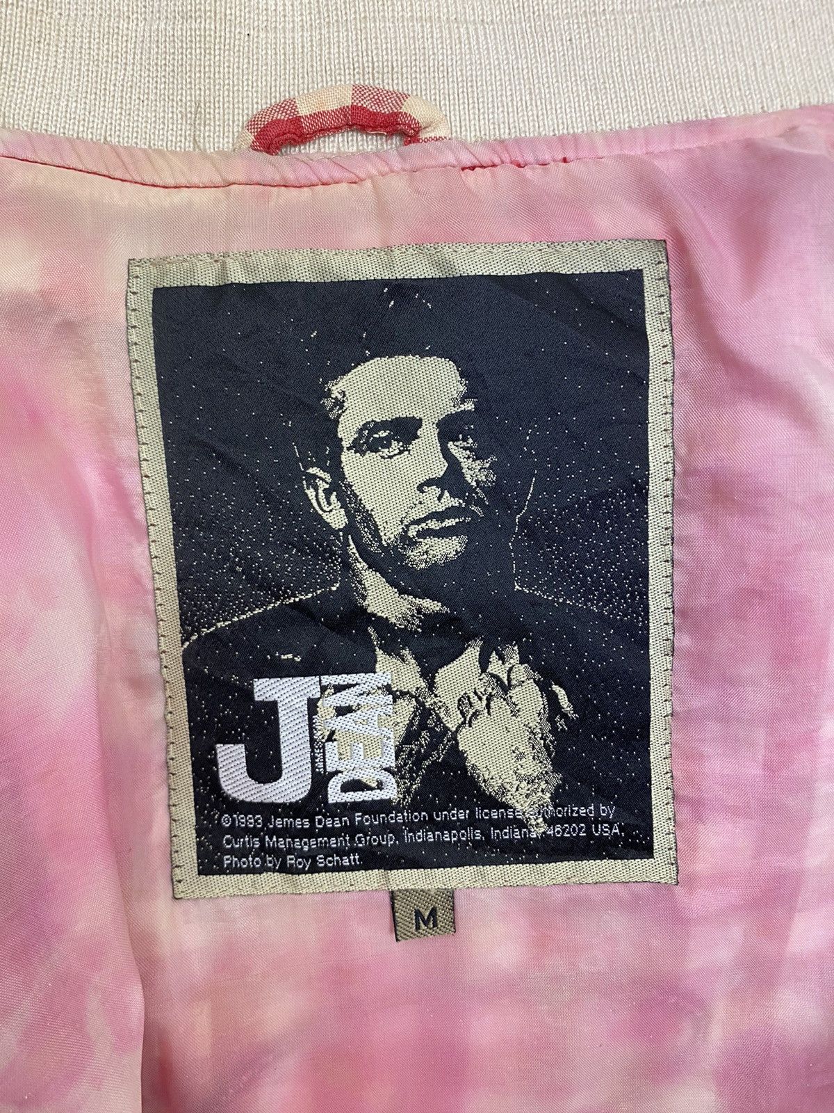 Vintage Vintage 1993 James Dean Gingham Bomber Jacket Size US M / EU 48-50 / 2 - 24 Thumbnail