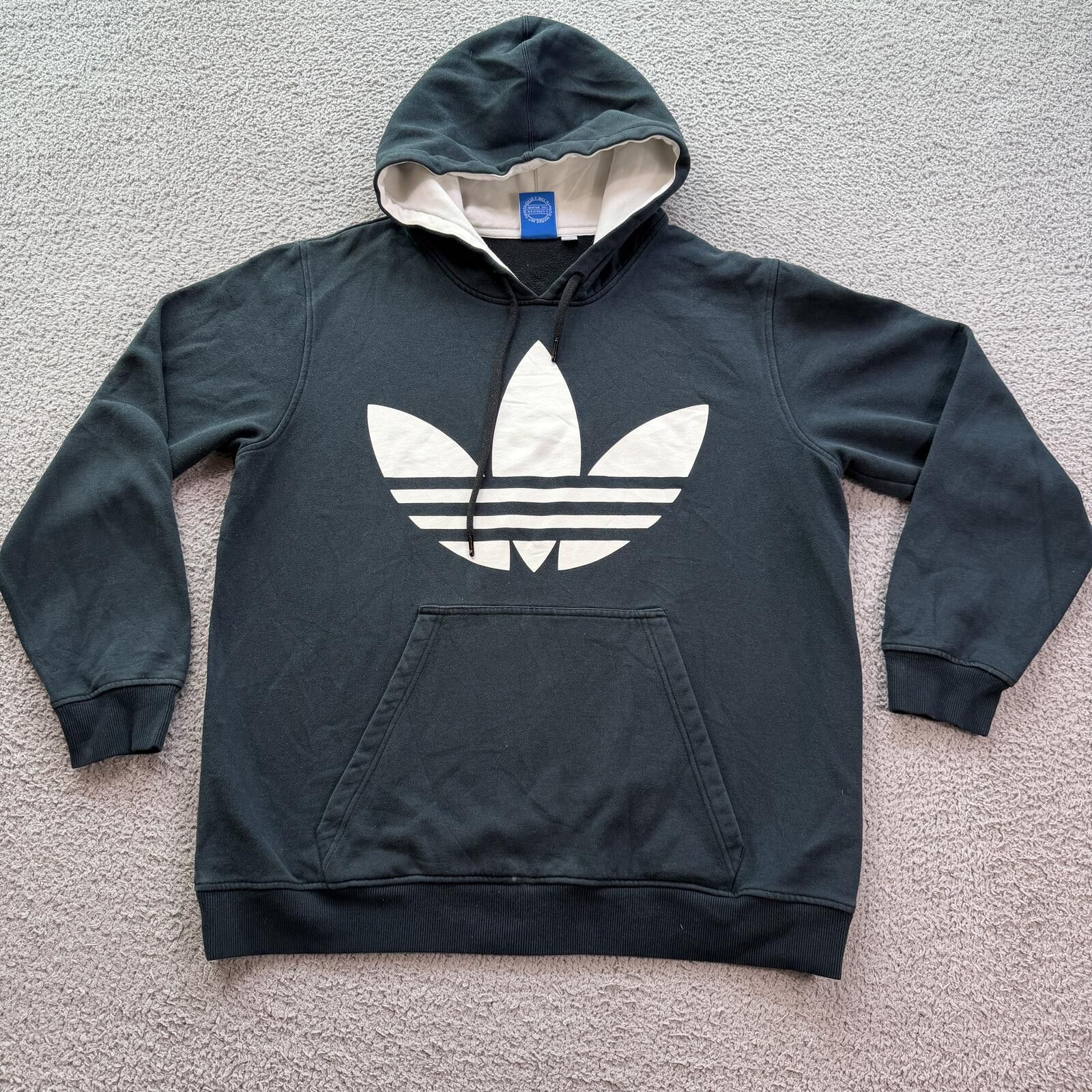 Adidas Adidas Originals Trefoil Hoodie XL Black Pullover Sweatshirt Size US XL / EU 56 / 4 - 1 Thumbnail