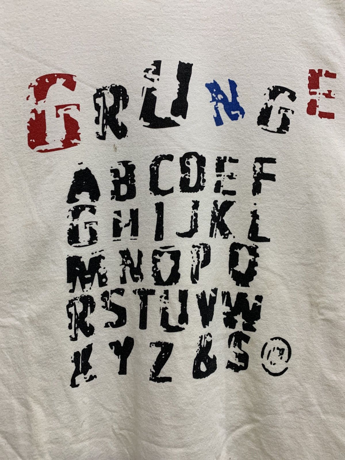 Vintage Vintage Grunge wording tshirt Size US L / EU 52-54 / 3 - 3 Thumbnail