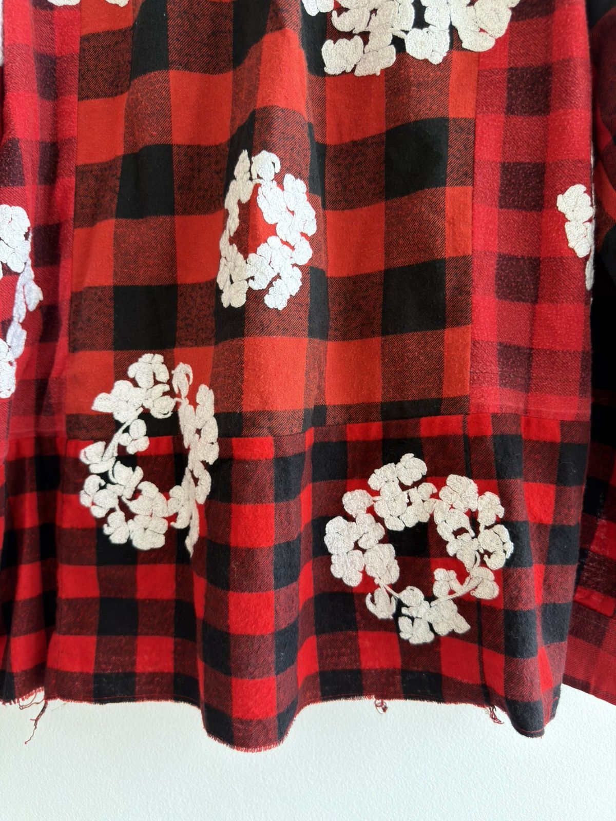 DENIM TEARS × READYMADE *RARE* DENIM TEARS X READYMADE JAPAN FLANNEL SHIRT RED SIZE2 Size US M / EU 48-50 / 2 - 17 Thumbnail