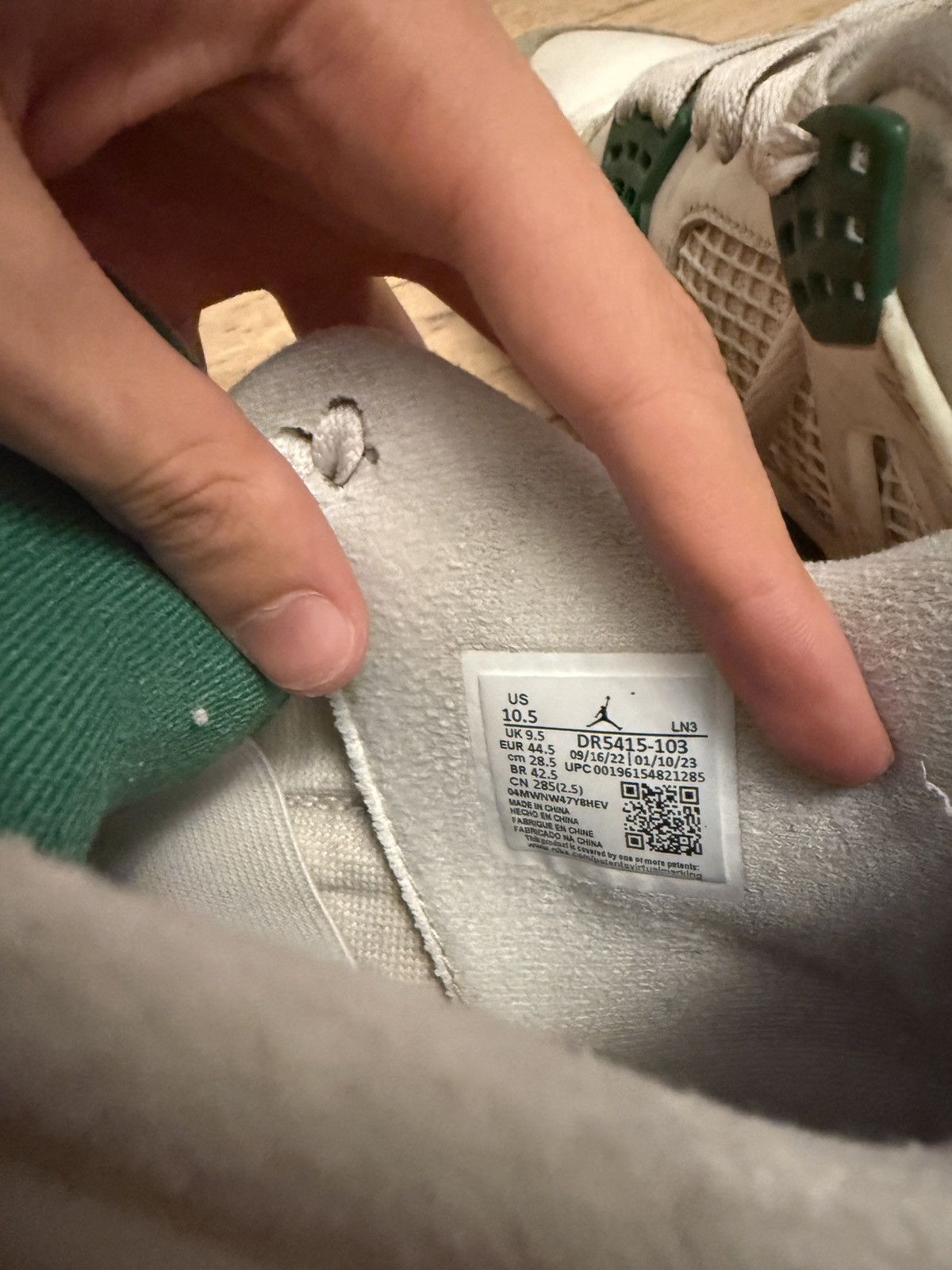 Nike Air Jordan 4 SB Pine Green Size US 10.5 / EU 43-44 - 6 Thumbnail
