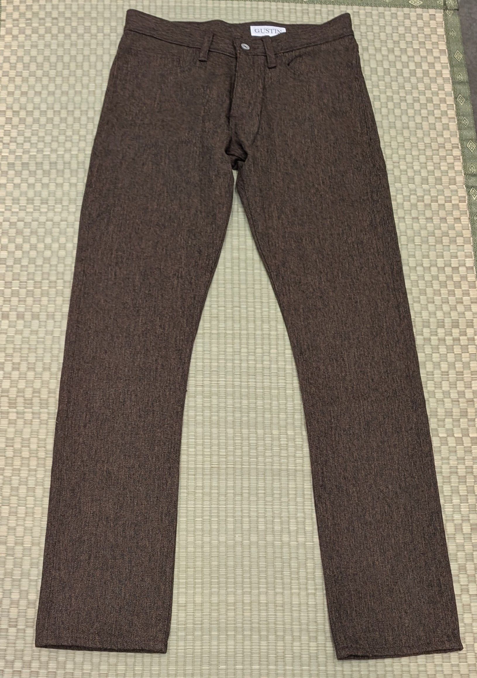 Gustin LNWOT Gustin #148 Military Wool Serge Pants Slim Fit Size US 33 - 1 Thumbnail