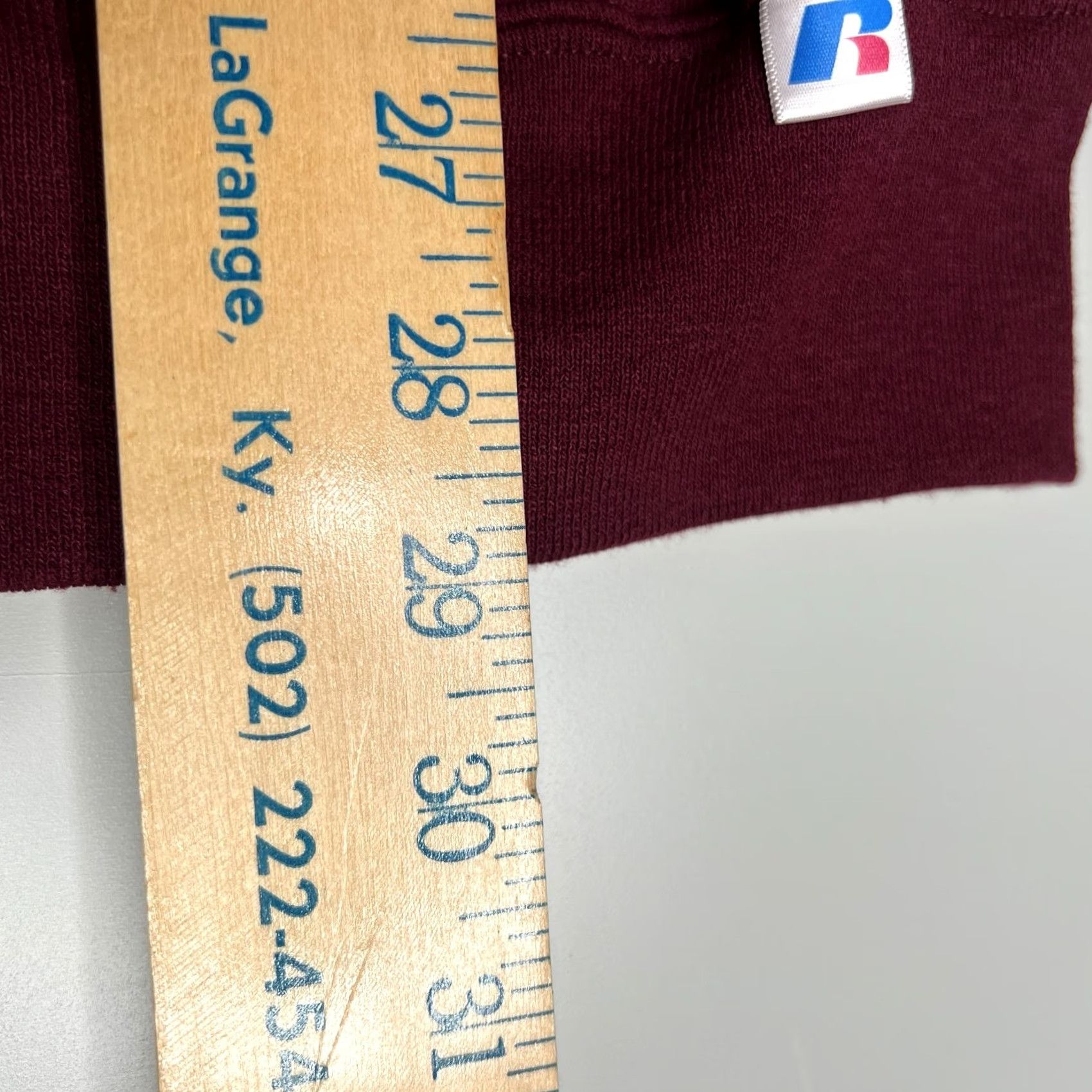 Russell Athletic VINTAGE Russell Athletic Sweatshirt Pullover Crewneck 2XL Red Wine 90s Mens Regular Cotton Fleece Maroon Size US XXL / EU 58 / 5 - 3 Thumbnail