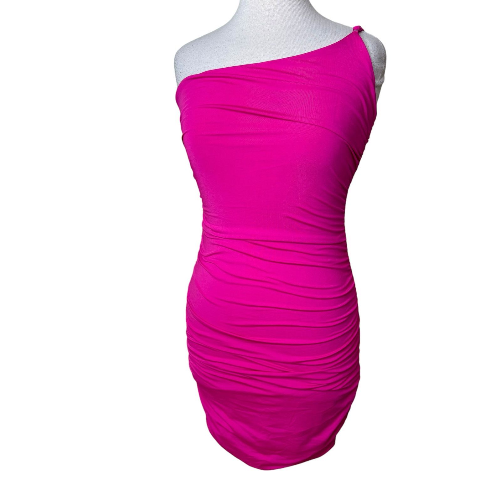 HELLO MOLLY Changed My Mind Dress Hot pink Large US 8 - crrs.pl