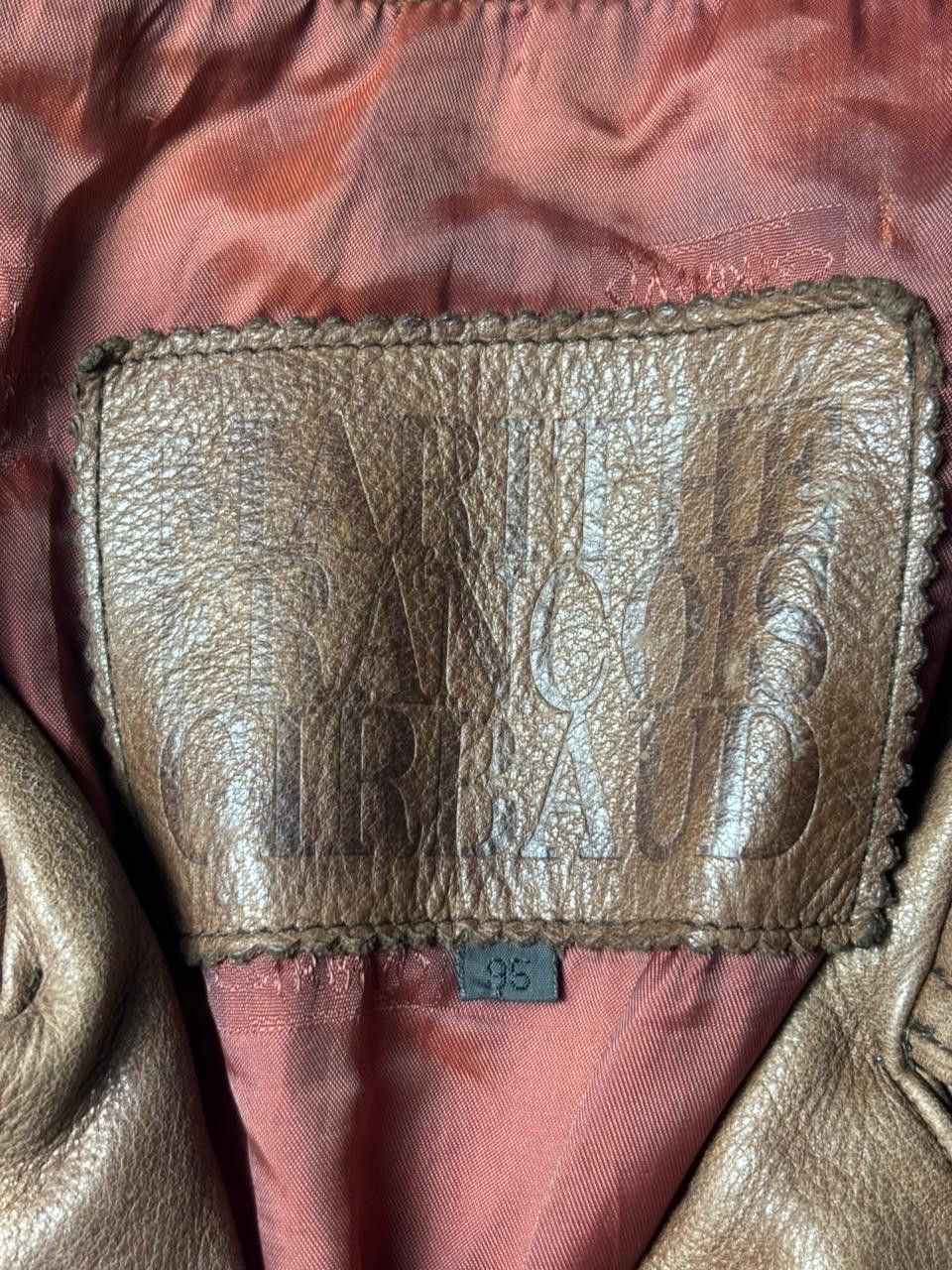 Marithe + Francois Girbaud 1990s Marithe Francois Girbaud Ramones Leather Jacket Size US L / EU 52-54 / 3 - 12 Thumbnail
