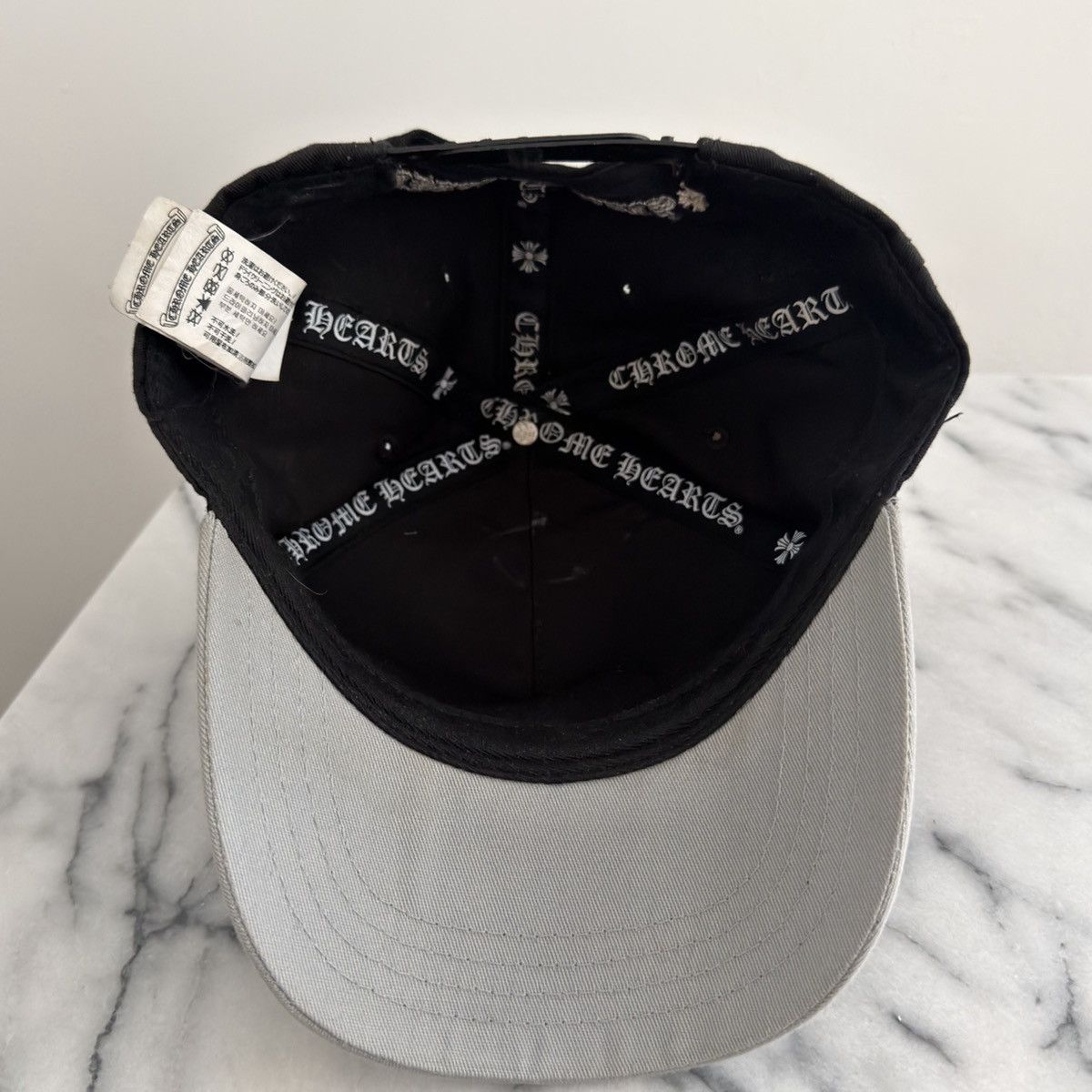 Chrome Hearts Chrome Hearts Black/Grey Baseball Hat Raiders Size ONE SIZE - 3 Thumbnail