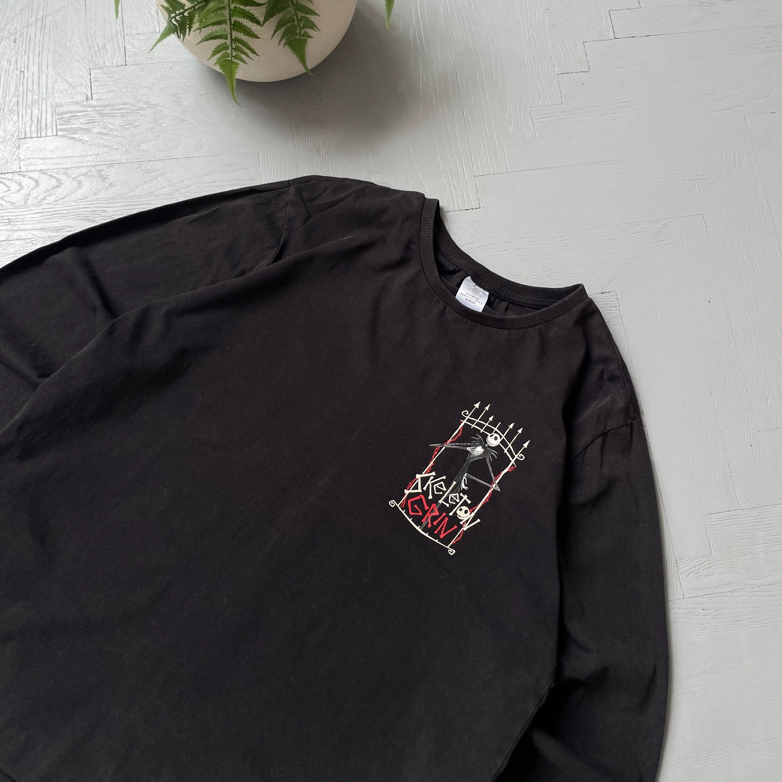 Vintage The Pumpkin King Movie Cartoon Long Sleeve Opium Size US L / EU 52-54 / 3 - 5 Thumbnail