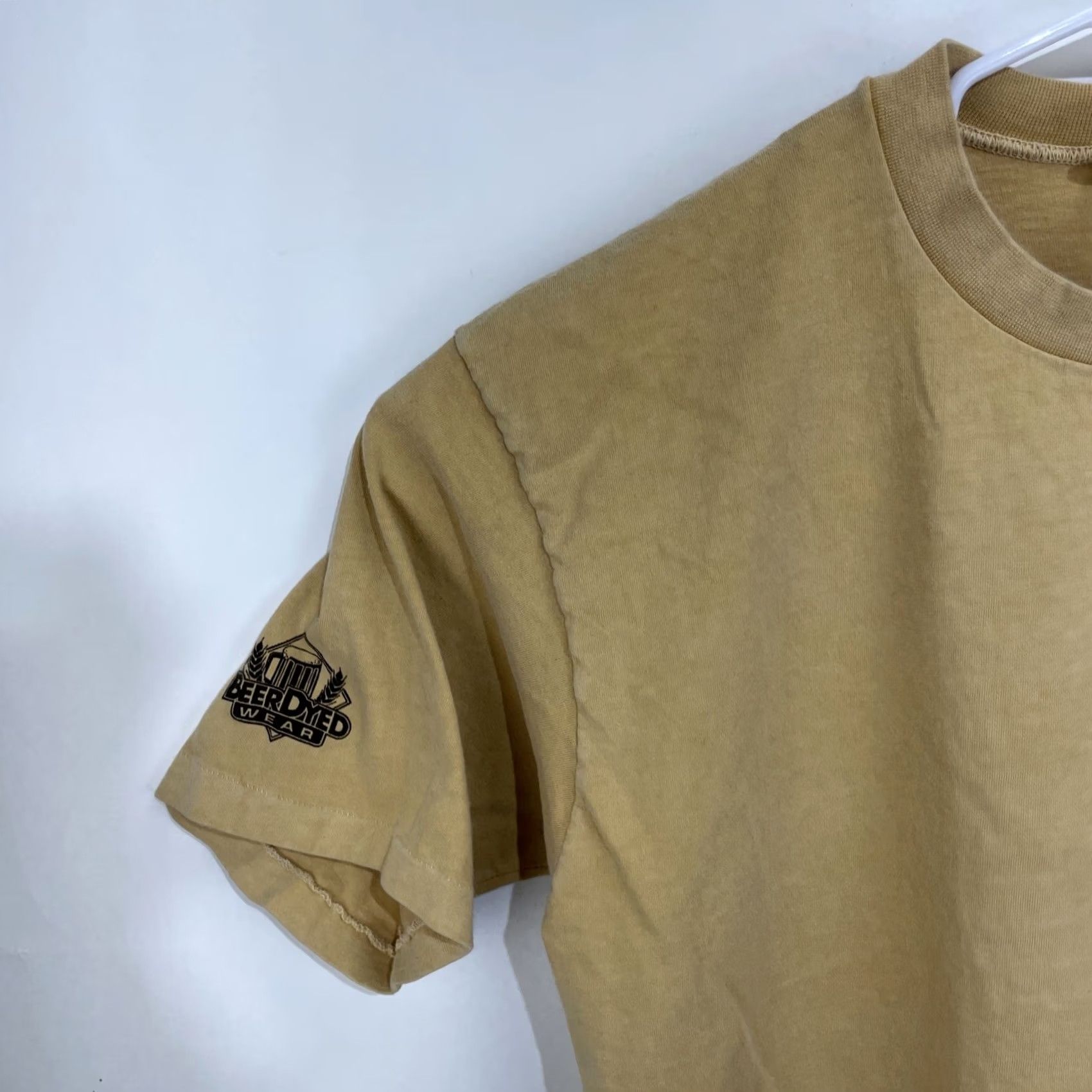 Vintage VINTAGE Crazy Shirts T Shirt Bull Logo 90s Beer Mens L Beige Short Sleeve Crew Neck Graphic Print USA Size US L / EU 52-54 / 3 - 6 Thumbnail