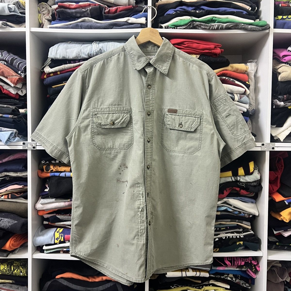 Carhartt × Vintage VTG CARHATT DOUBLE POCKET RIPSTOP Size US M / EU 48-50 / 2 - 1 Thumbnail
