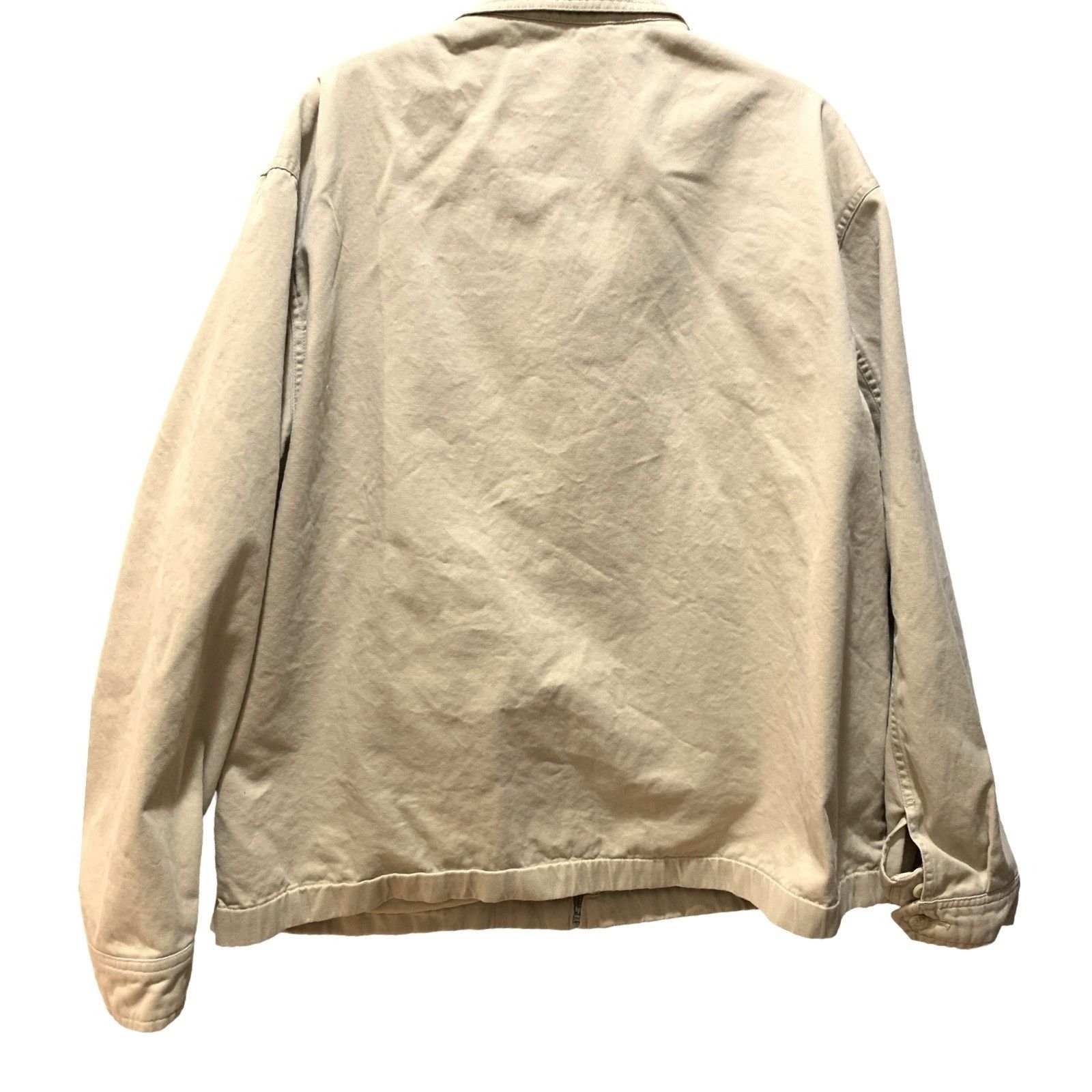 Polo Ralph Lauren VTG Polo Ralph Lauren Jacket Mens XL Khaki Full Zip Dad Bomb Size US XL / EU 56 / 4 - 3 Thumbnail