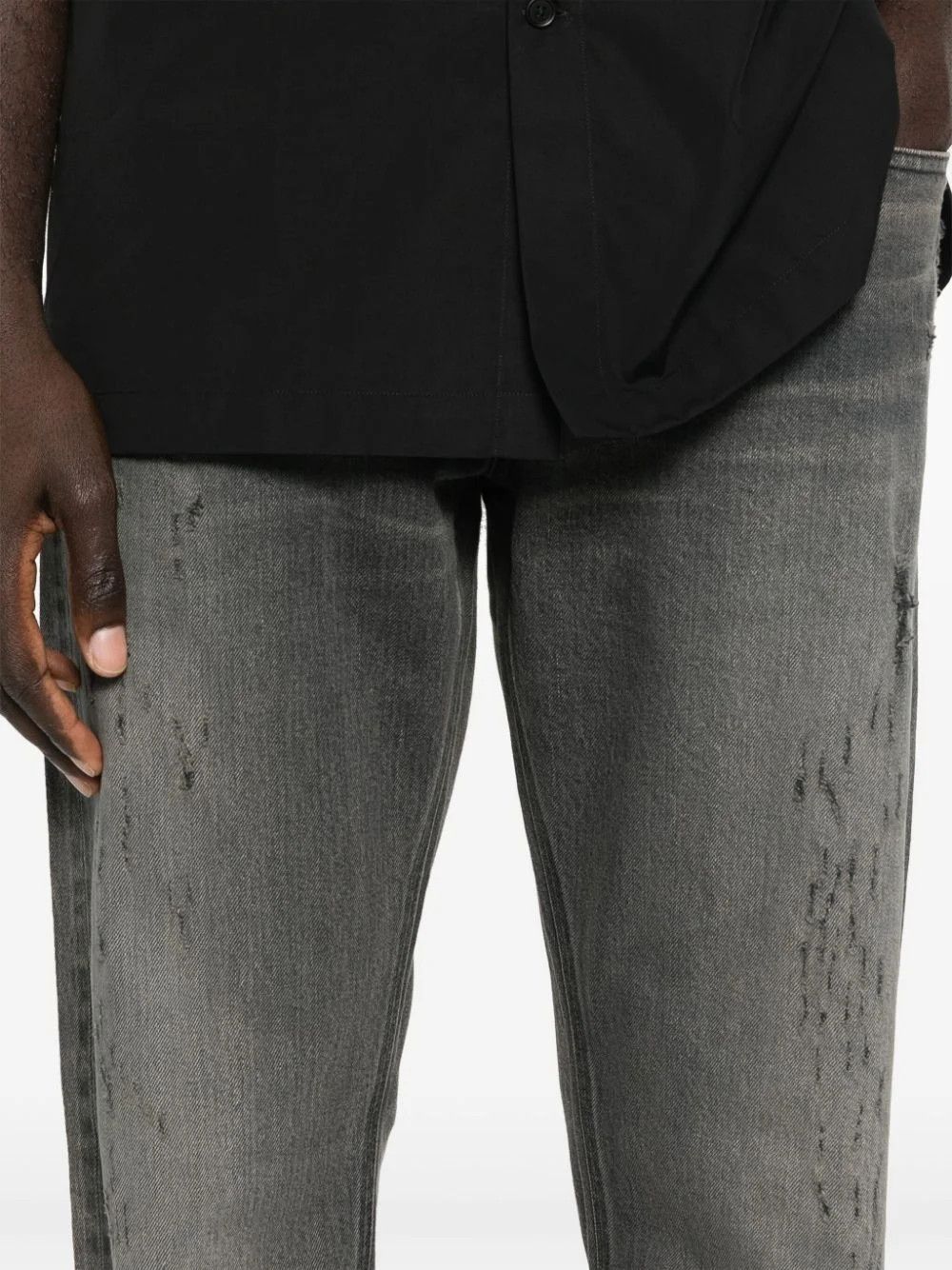 Givenchy o1mle0226 Straight Fit Jeans In Black Size US 30 / EU 46 - 5 Thumbnail