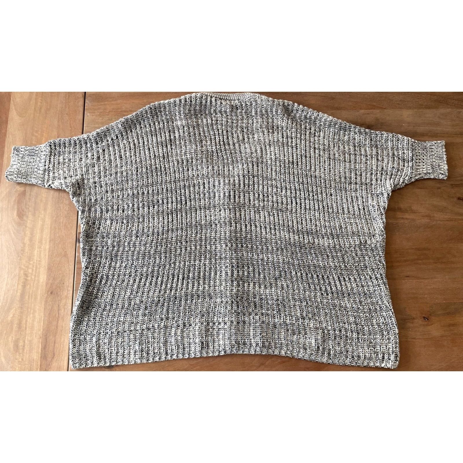 Vintage Minnie Rose Cardigan Women Size XS/S Oversized Cable Knit Marled Fisherman Button Front Green Supersoft Knit Vintage No Size S / US 4 / IT 40 - 2 Thumbnail