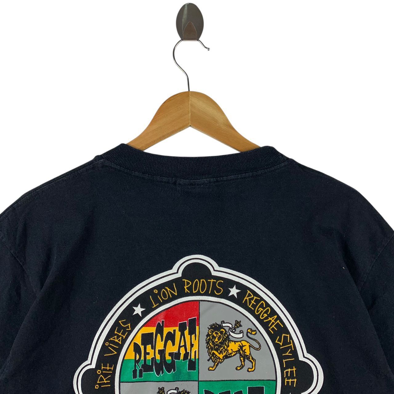 Vintage Vintage RAGGAE BEAT raggae design back hit tee Size US L / EU 52-54 / 3 - 9 Thumbnail
