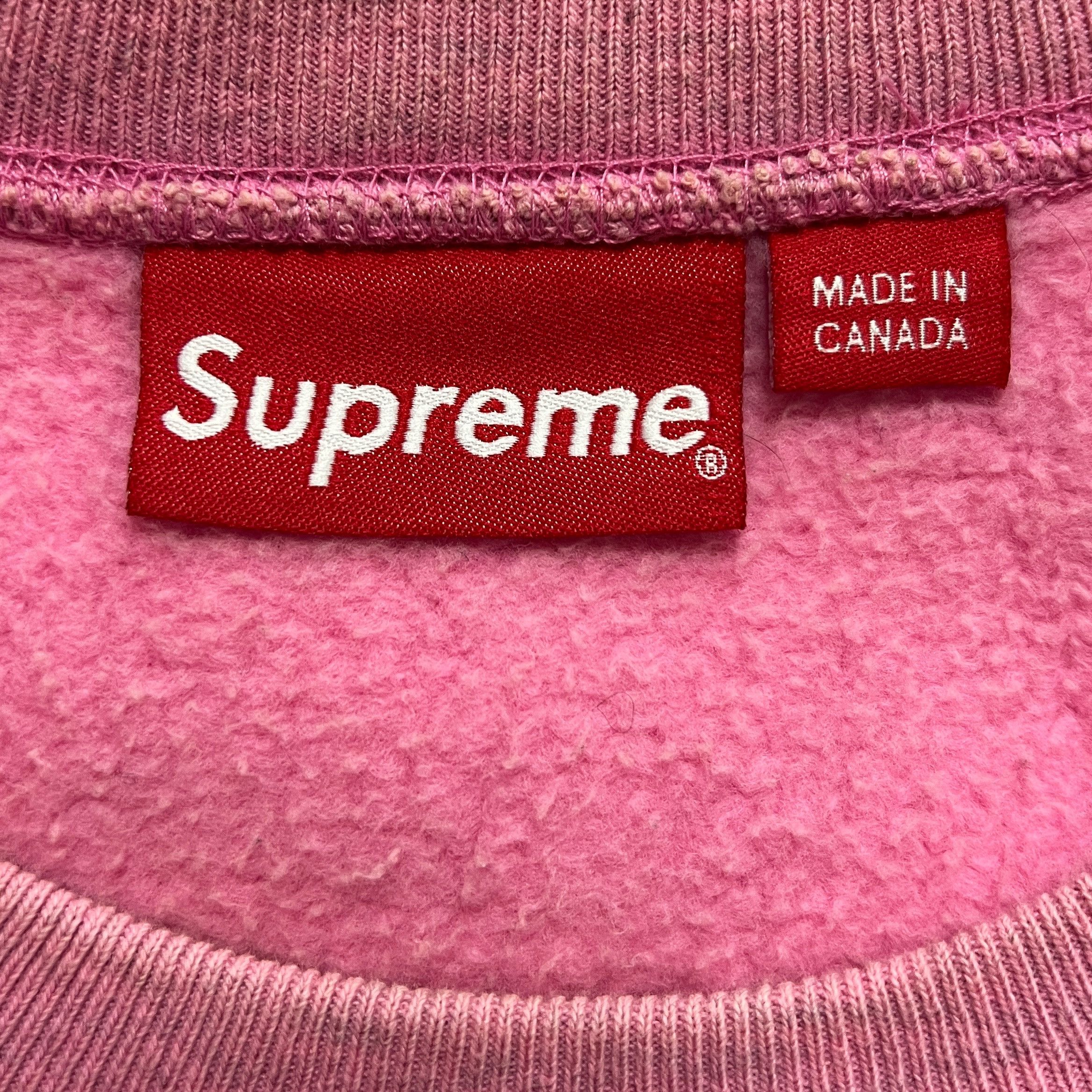 Supreme Supreme 15FW Box Logo CrewNeck Heather Pink Size US XL / EU 56 / 4 - 5 Thumbnail