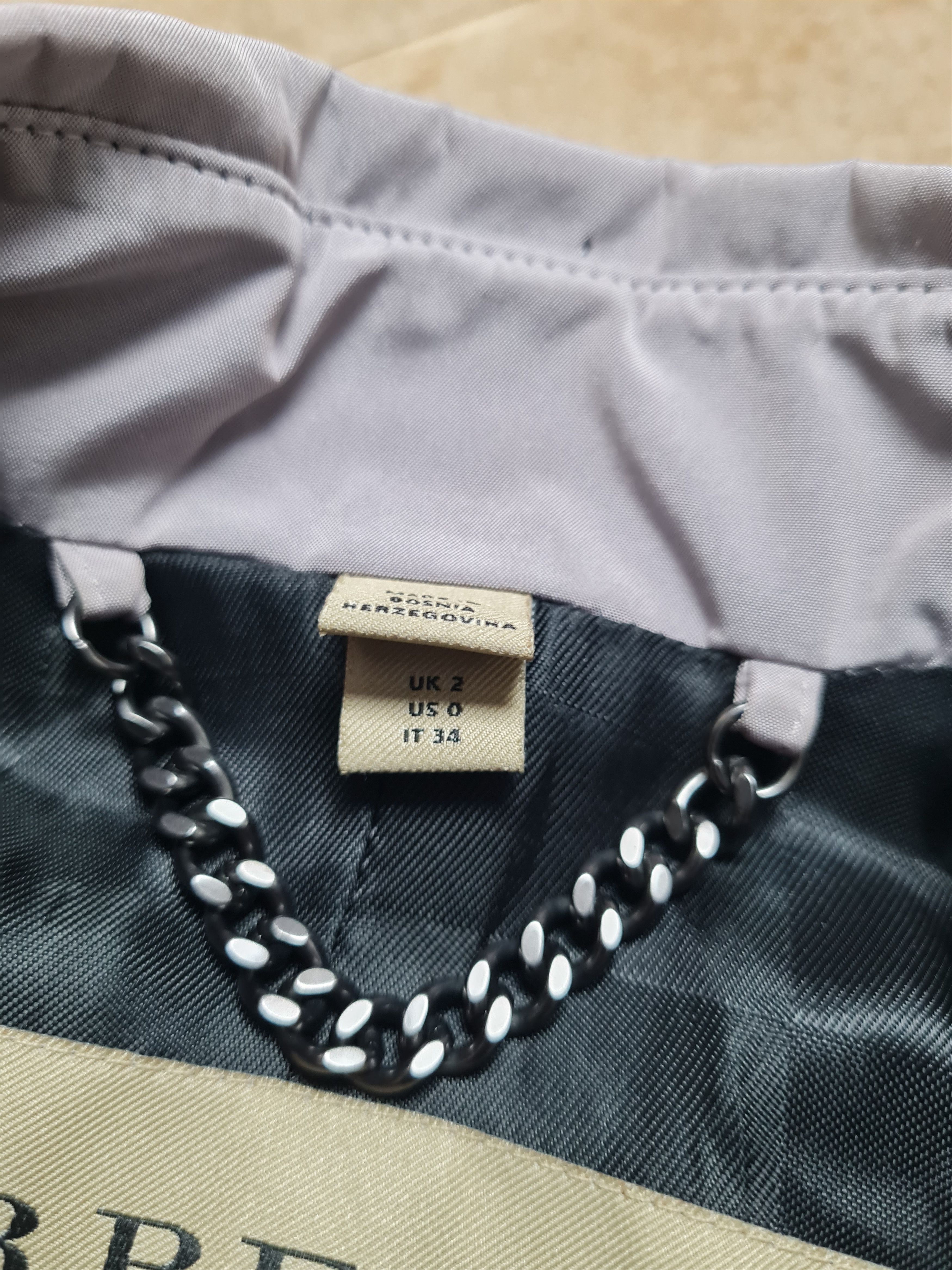 Burberry Burberry Trench Coat Size/S Cotton Blend Nova check Gray Size S / US 4 / IT 40 - 11 Thumbnail