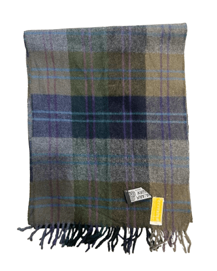 Burberry Burberry's Authentic Unisex Scarf Gray Cashmere Size ONE SIZE - 6 Thumbnail