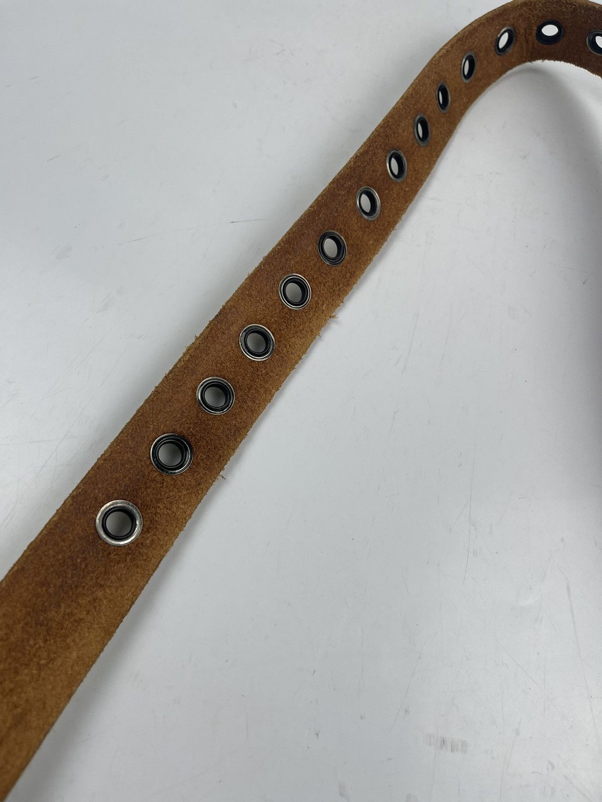 Japanese Brand studded leather belt tc19 Size 38 - 8 Thumbnail