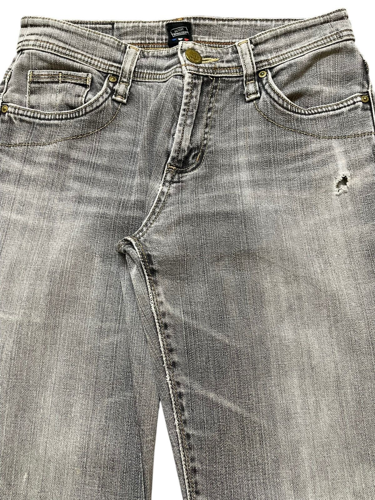 If Six Was Nine Vintage Japanese Brand Faded Wash Style Flare Jeans Size US 28 / EU 44 - 4 Thumbnail