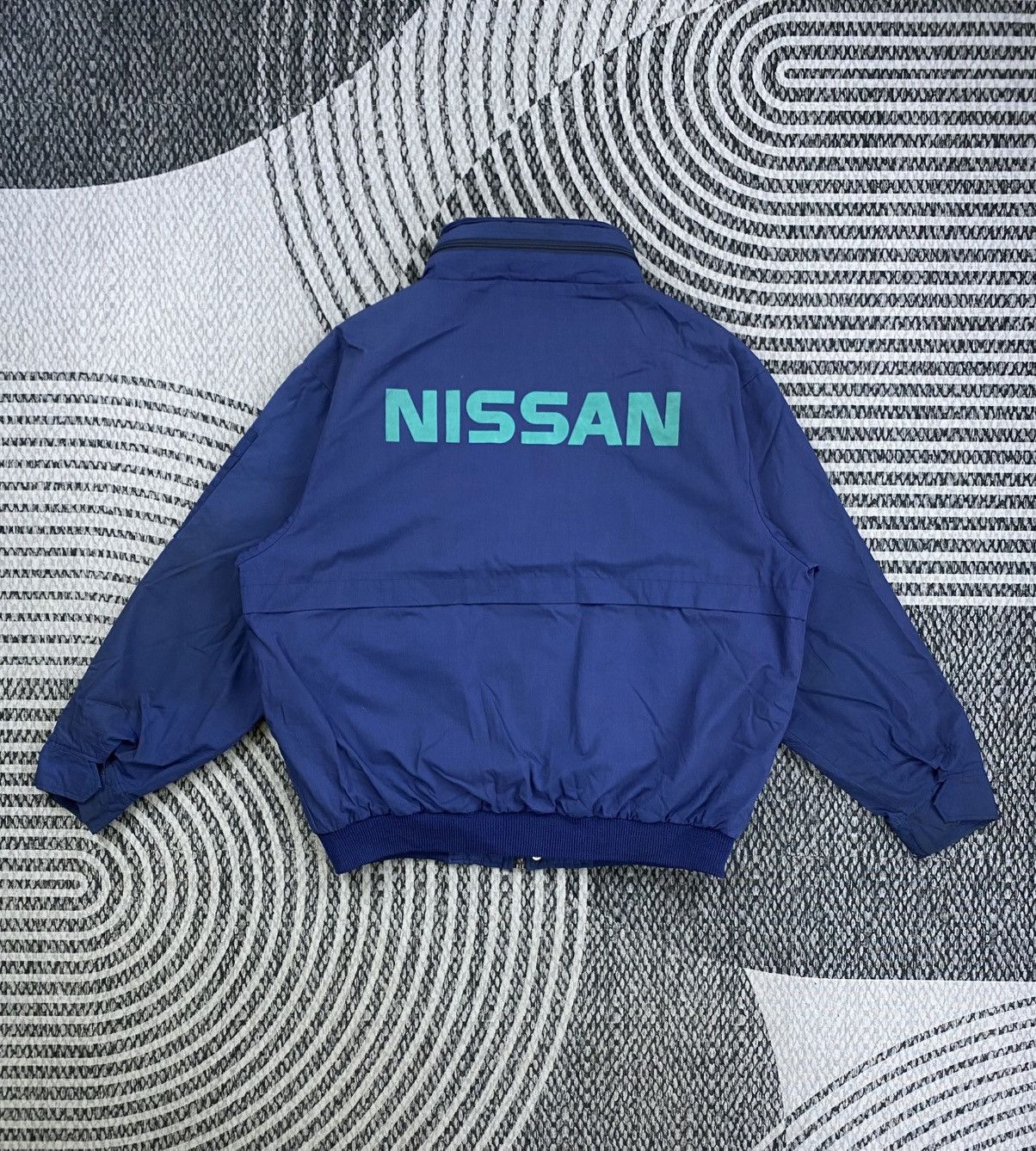 Japanese Brand Vintage Shiroya By Nissan Motorsport Racing Bombers Jacket Size US XL / EU 56 / 4 - 1 Thumbnail