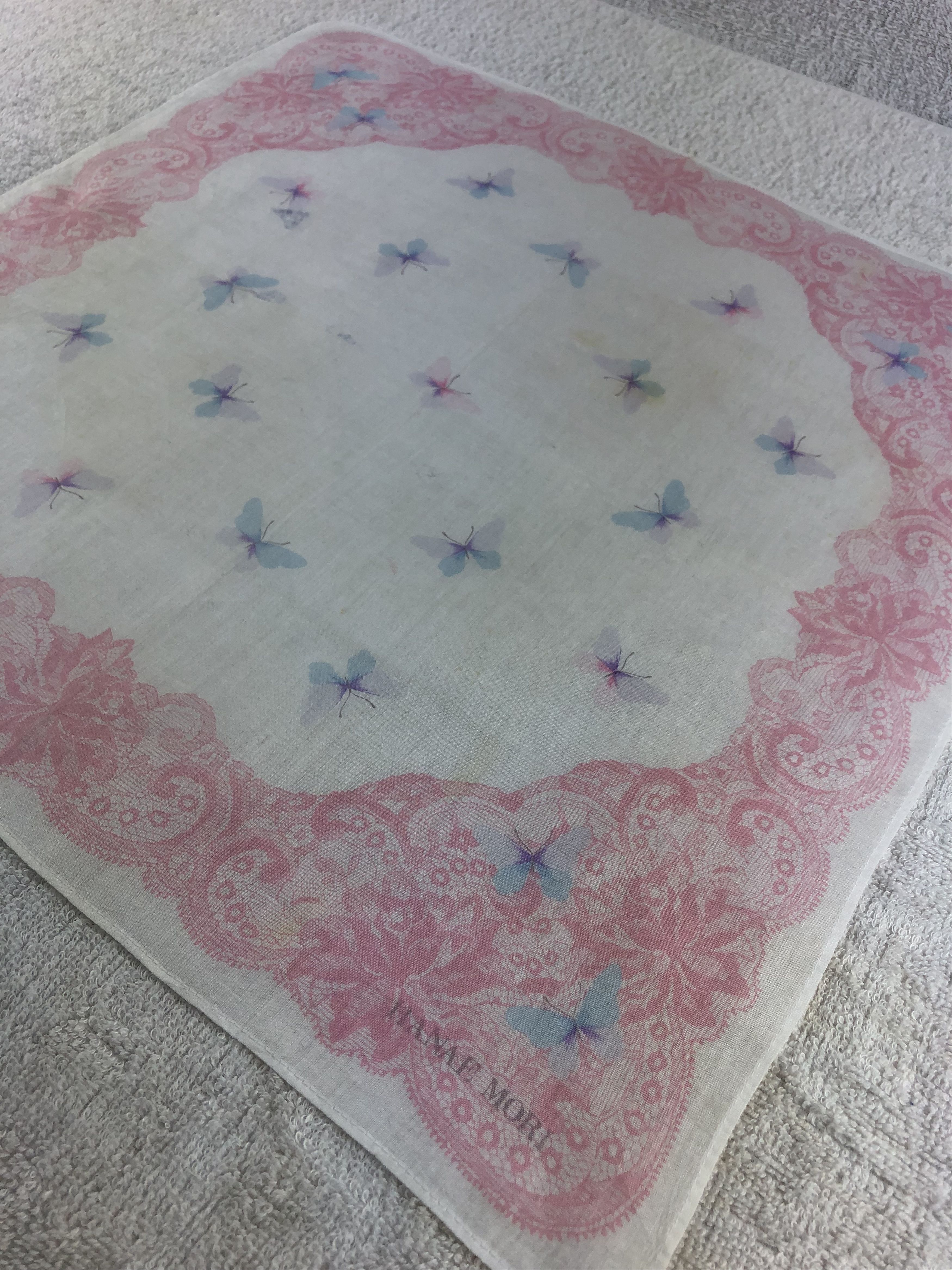 Hanae Mori × Japanese Brand × Vintage Hanae Mori Handkerchief / Bandana / Neckerchief Size ONE SIZE - 4 Thumbnail
