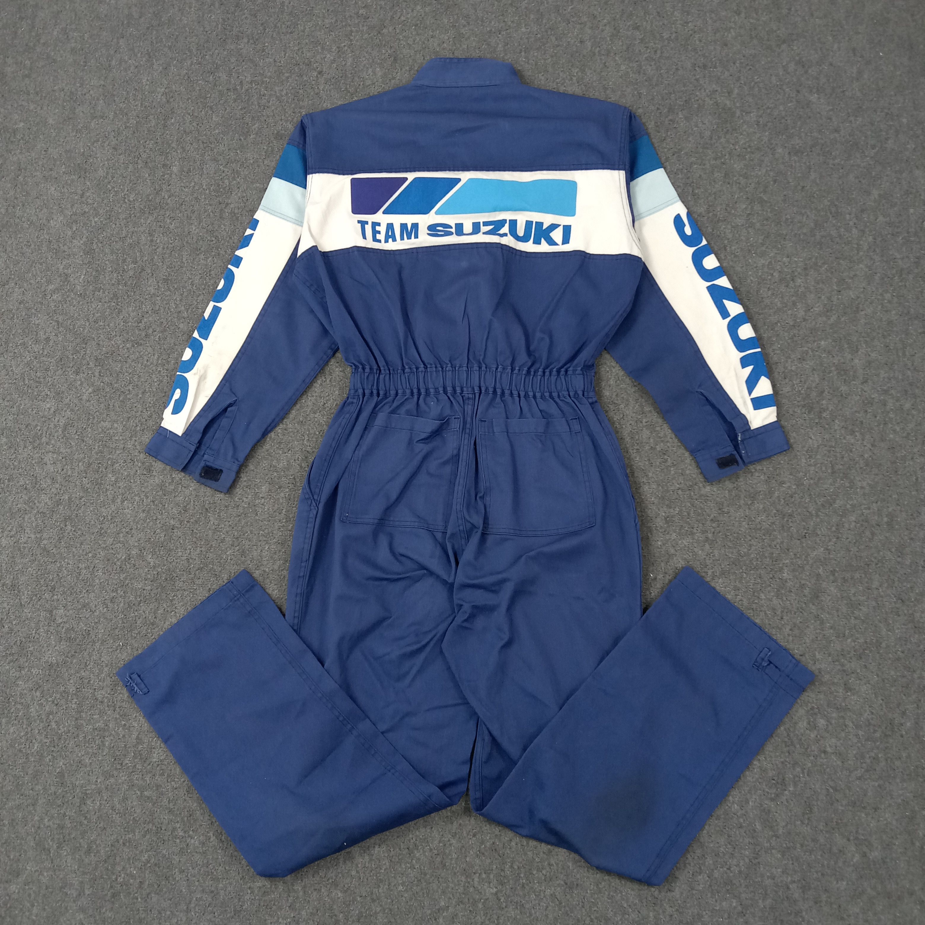 Japanese Brand × Vintage Team Suzuki Japanese Racing Workwear Coverall Jacket Size US M / EU 48-50 / 2 - 1 Thumbnail