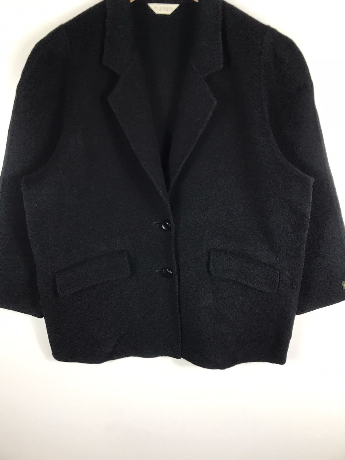 Handmade × Japanese Brand 🔥Vintage Planer Wool HandMade Button Baggy Coat Jacket Size L / US 10 / IT 46 - 5 Thumbnail