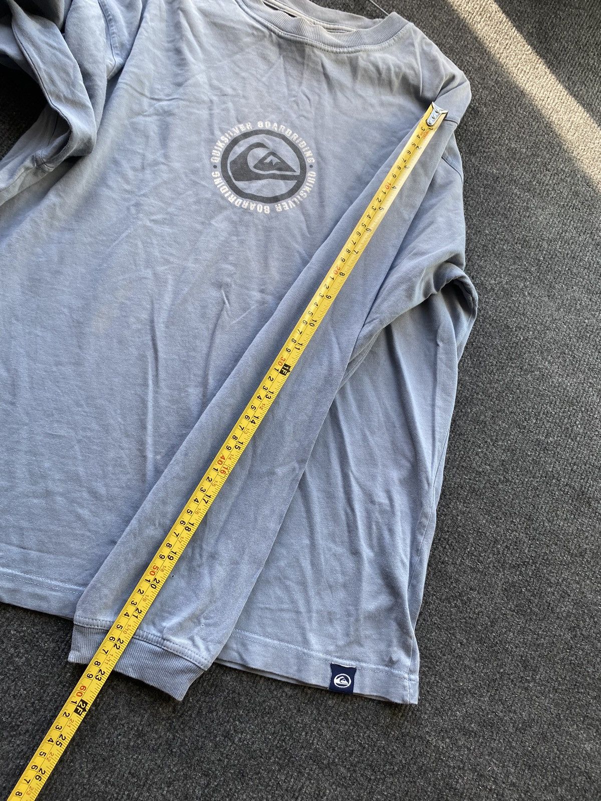 Quiksilver 🔥Quiksilver Faded Washed Dirty long sleeve vintage tee rare Size US S / EU 44-46 / 1 - 12 Thumbnail