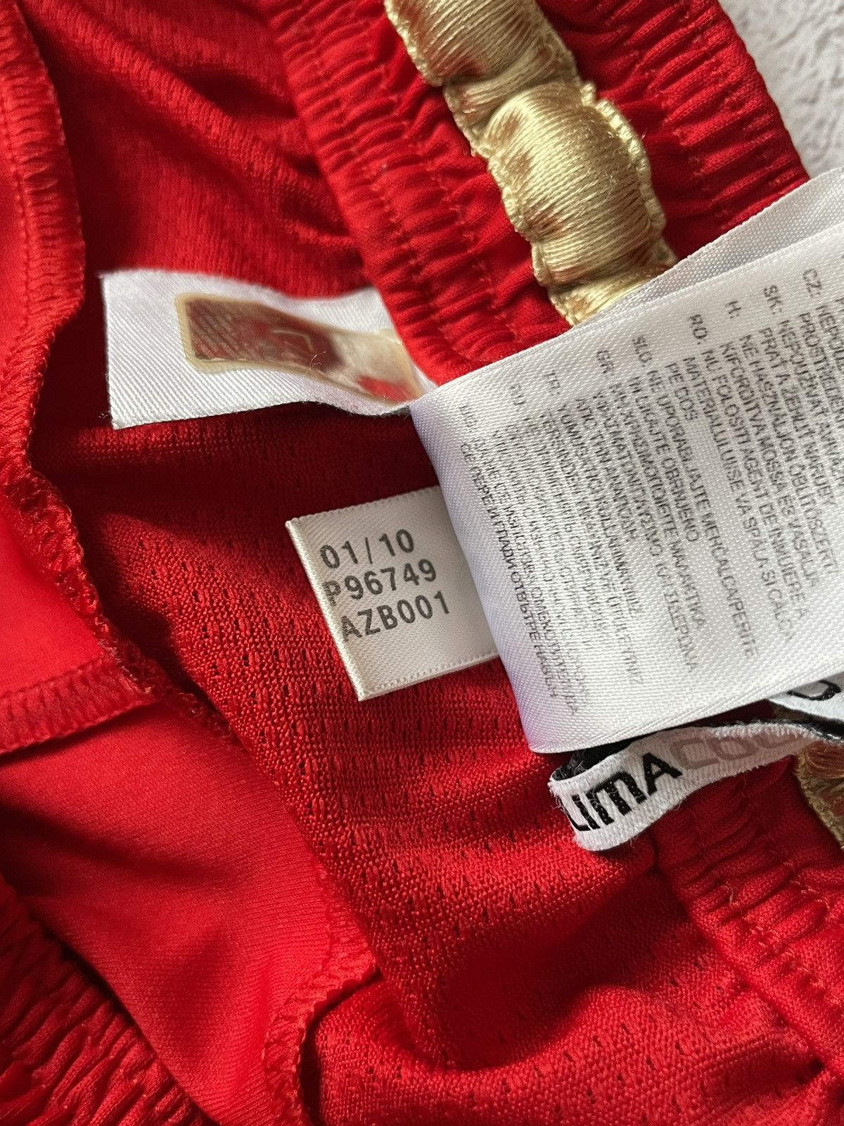Vintage Adidas Liverpool 2010/2012 Home Football Shorts Retro Size US 34 / EU 50 - 7 Thumbnail