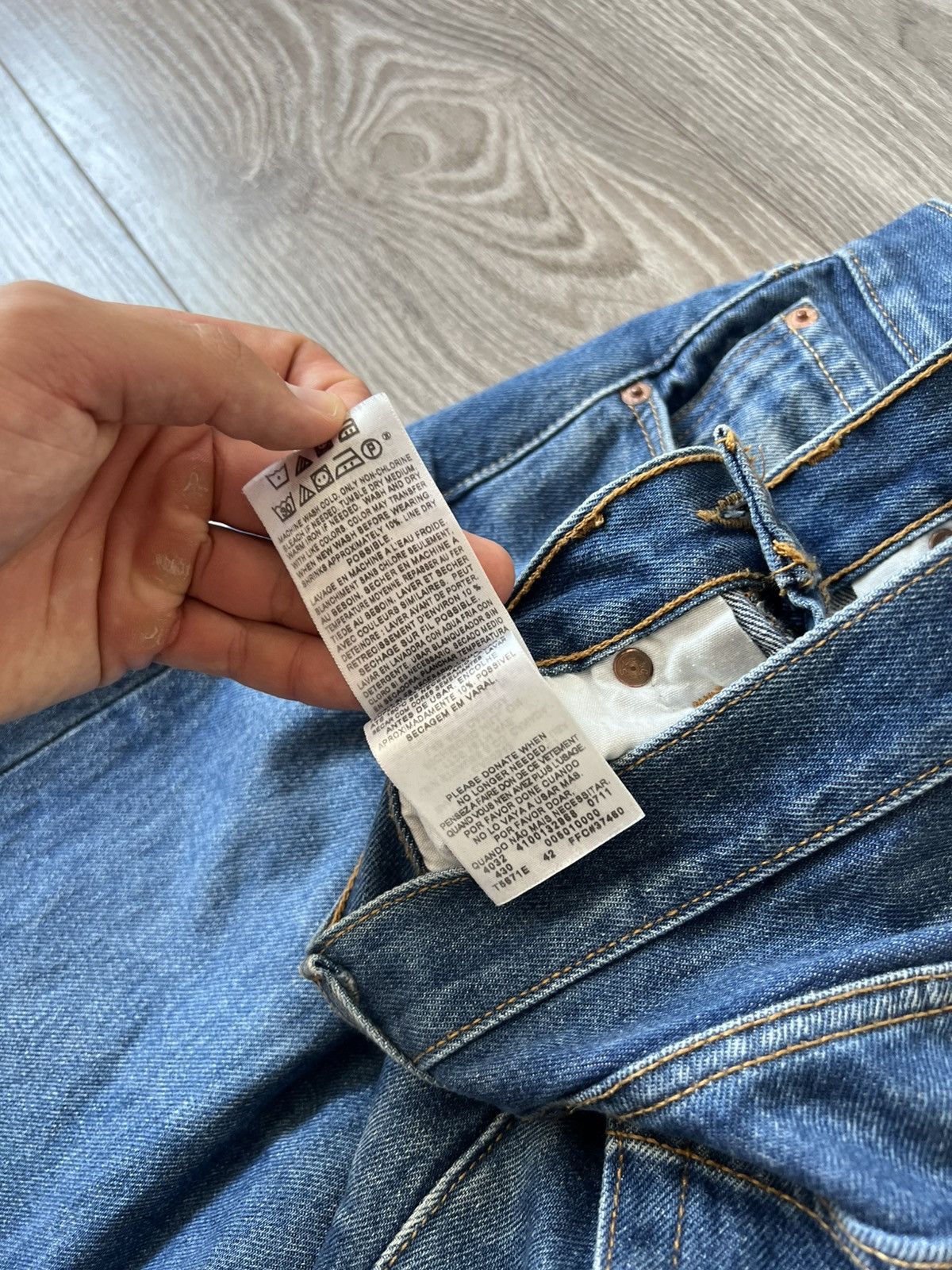 Levi's Vintage Clothing Rare Vintage Levis 501 Blue Denim Salvage Mexico Jeans Size US 32 / EU 48 - 14 Thumbnail
