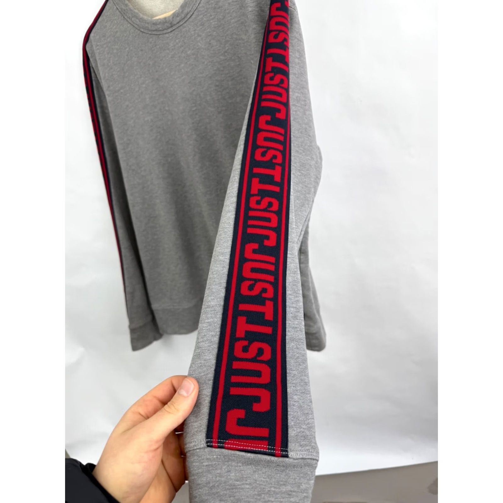 Just Cavalli Just Cavalli Luxury Sweatshirt Mens L Gray Retro Y2K Hype Vintage Size US L / EU 52-54 / 3 - 5 Thumbnail