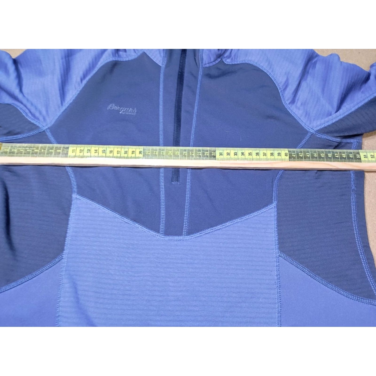 Vintage Bergans Norway RONI Womens Purple Midlayer Jacket L Half Zip Outdoor Winter Ski Jacket Womens" Size L / US 10 / IT 46 - 5 Thumbnail