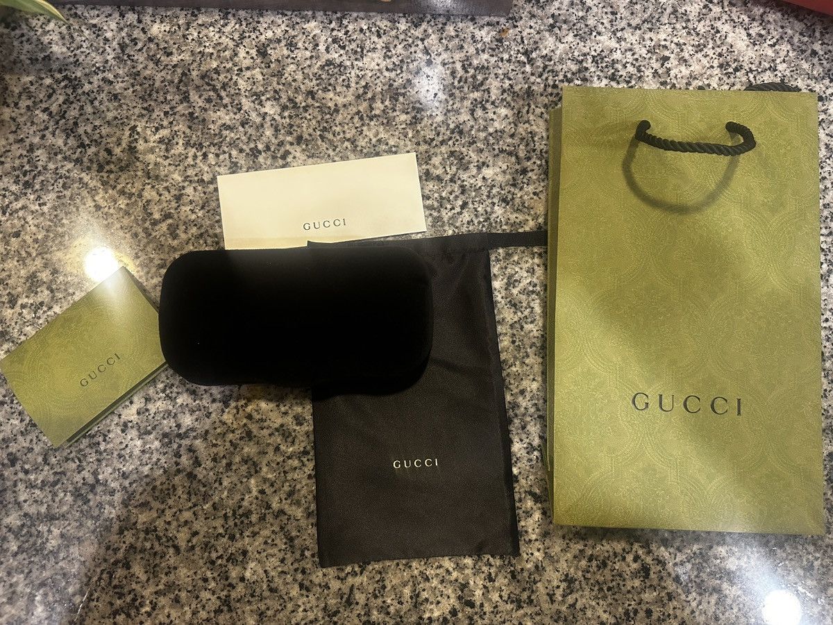 Gucci Gucci Oversized Sunglasses Size ONE SIZE - 8 Thumbnail