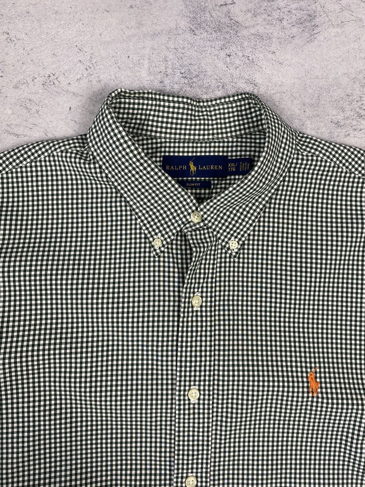 Polo Ralph Lauren Polo Ralph Lauren Checkered Button Up Long Sleeve Shirt Size US XL / EU 56 / 4 - 6 Thumbnail