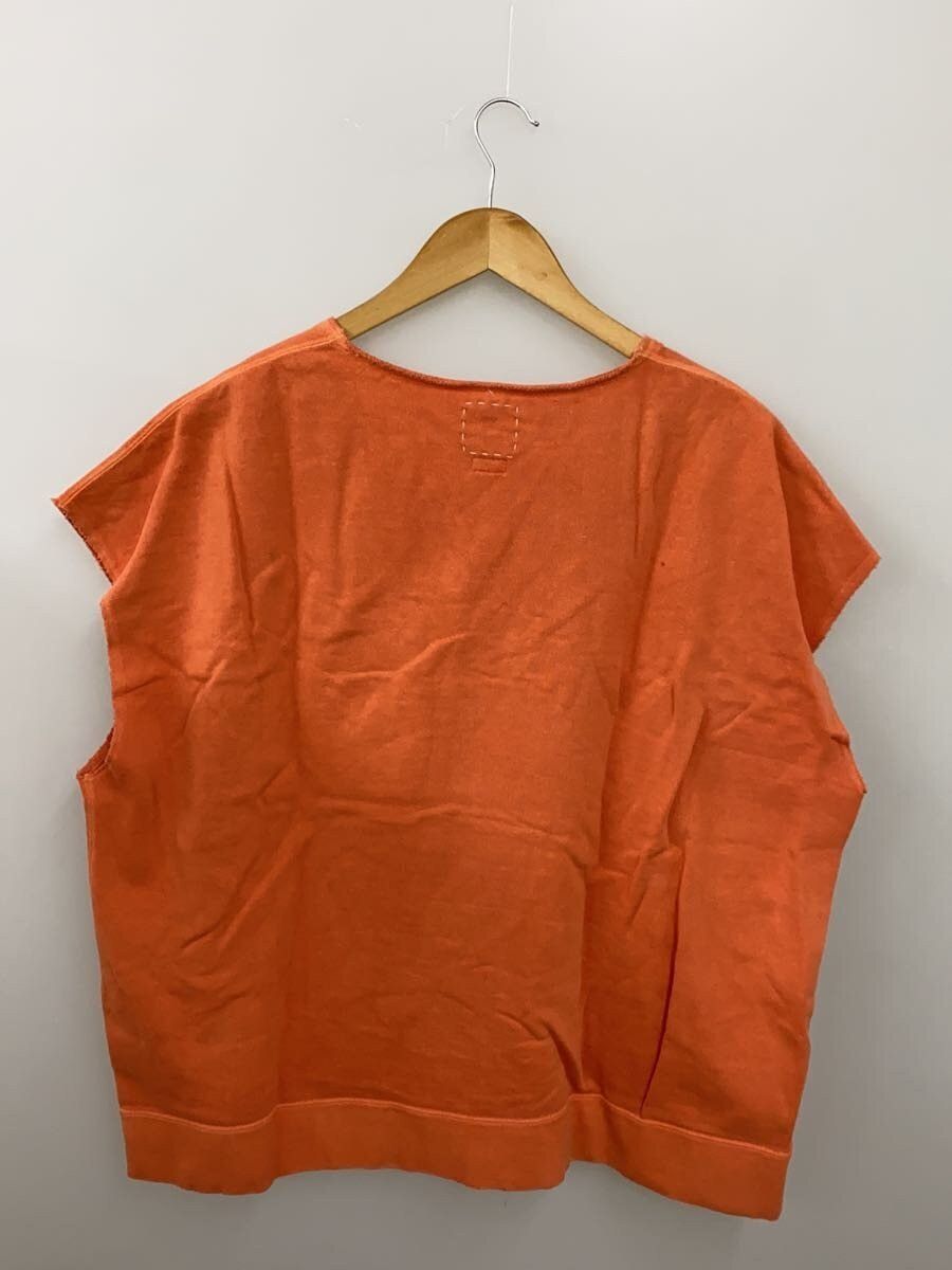 Orange Cotton Sweatshirt