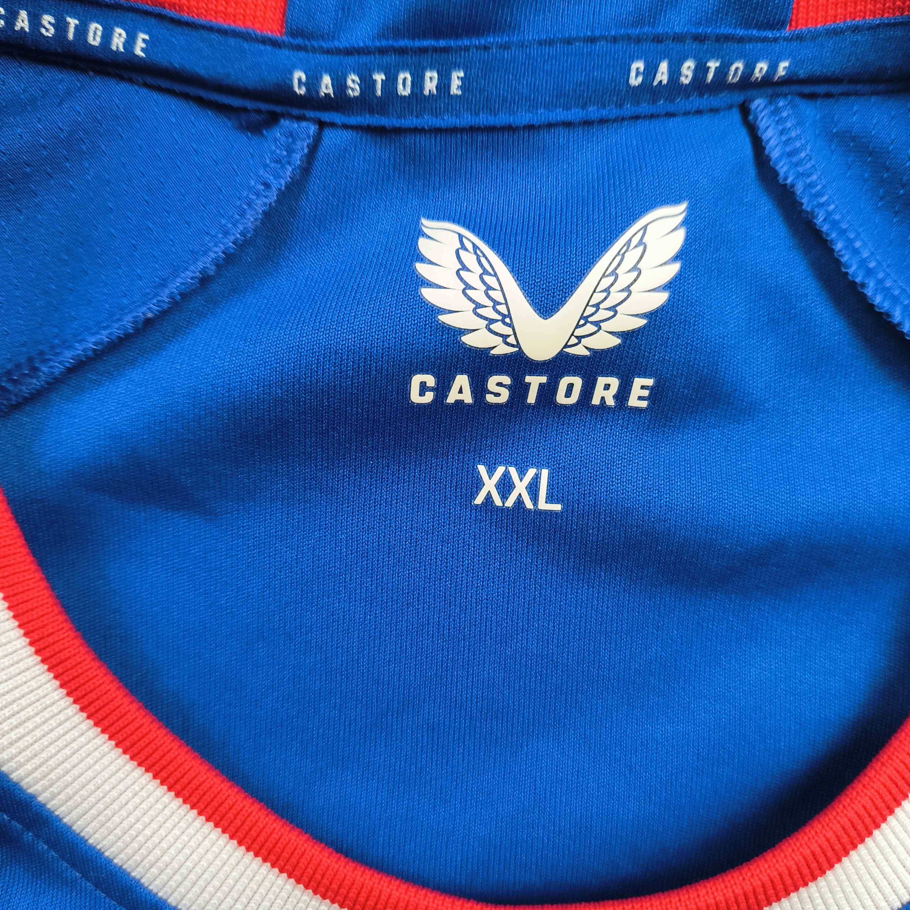 Castore Rangers 2022-23 Castore home UCL football jersey size XXL Size US XXL / EU 58 / 5 - 5 Thumbnail