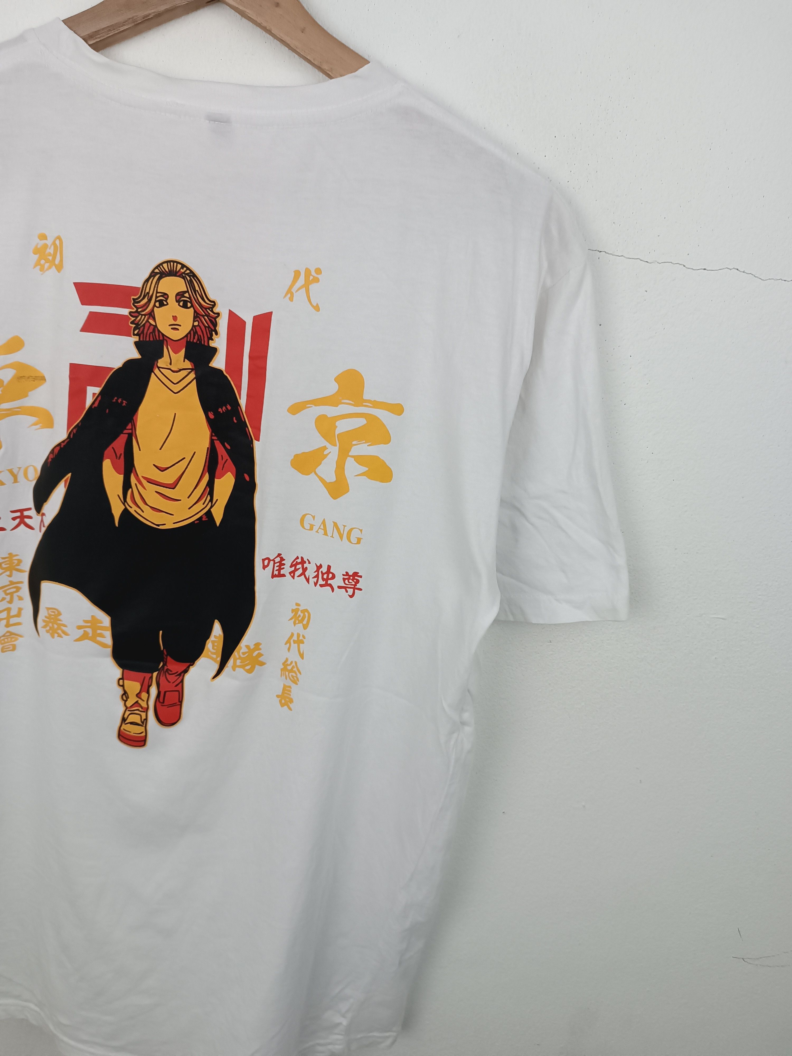 Anime VINTAGE TOKYO REVENGERS GANG MIKEY TOMAN TEE bleach naruto Size US M / EU 48-50 / 2 - 13 Thumbnail