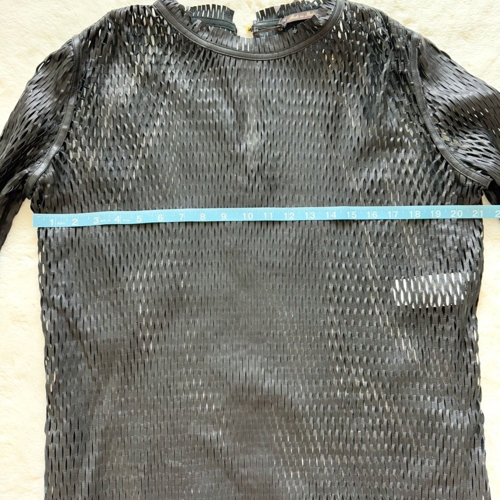 Roberto Cavalli NWT!!! Roberto Cavalli women leather dress size 48IT 1650$!! Size XL / US 12-14 / IT 48-50 - 12 Thumbnail