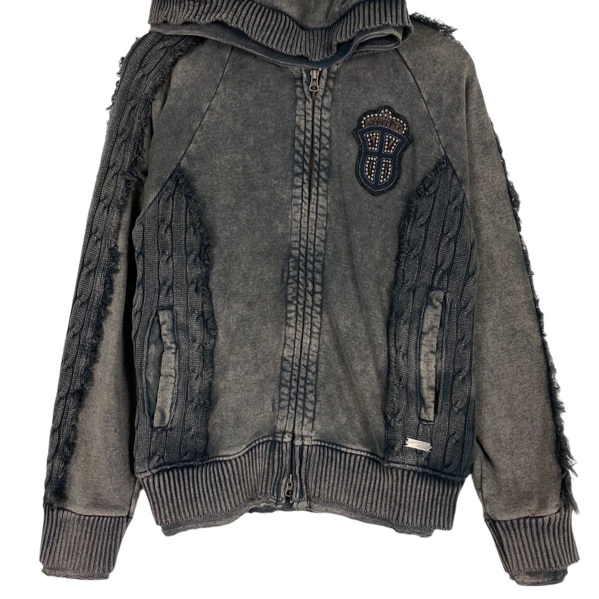 Japanese Brand Three Stone Throw Zipper Hoodies Inspector Size US M / EU 48-50 / 2 - 5 Thumbnail