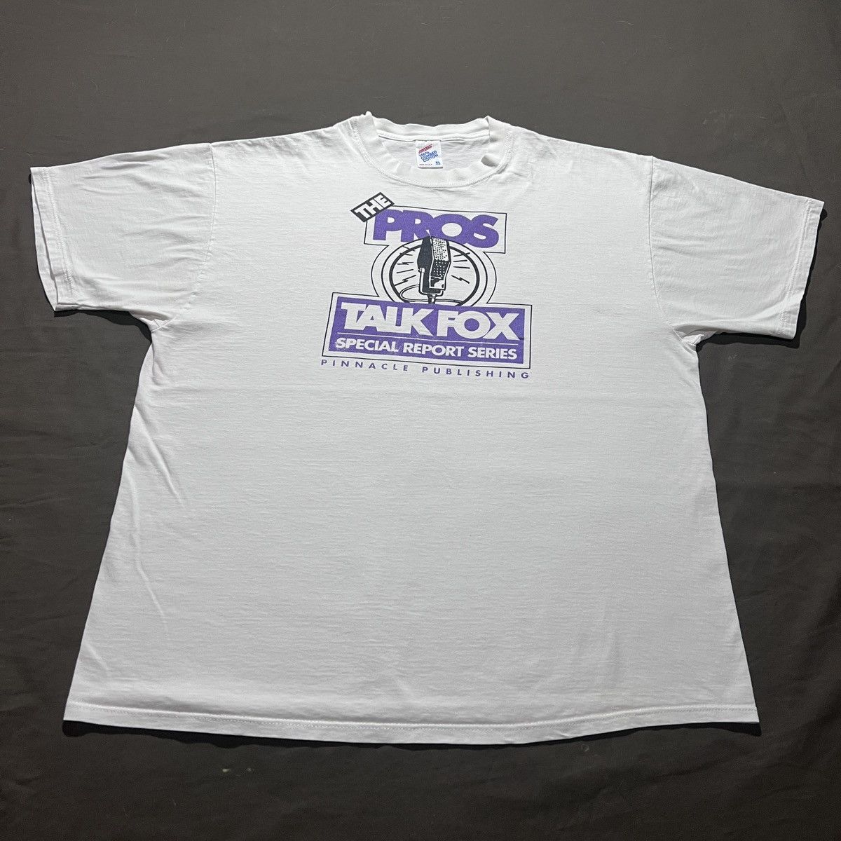 Vintage Vintage 90s Fox News Report TV program promo Tee XL graphic Size US XL / EU 56 / 4 - 2 Thumbnail