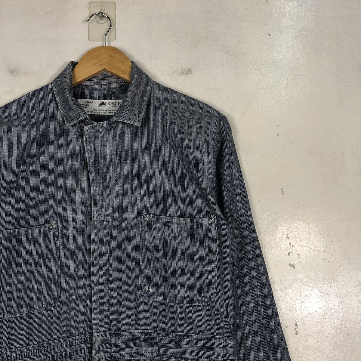 Vintage Coverall Overall OOD Fellow RedKap Size US 32 / EU 48 - 6 Thumbnail