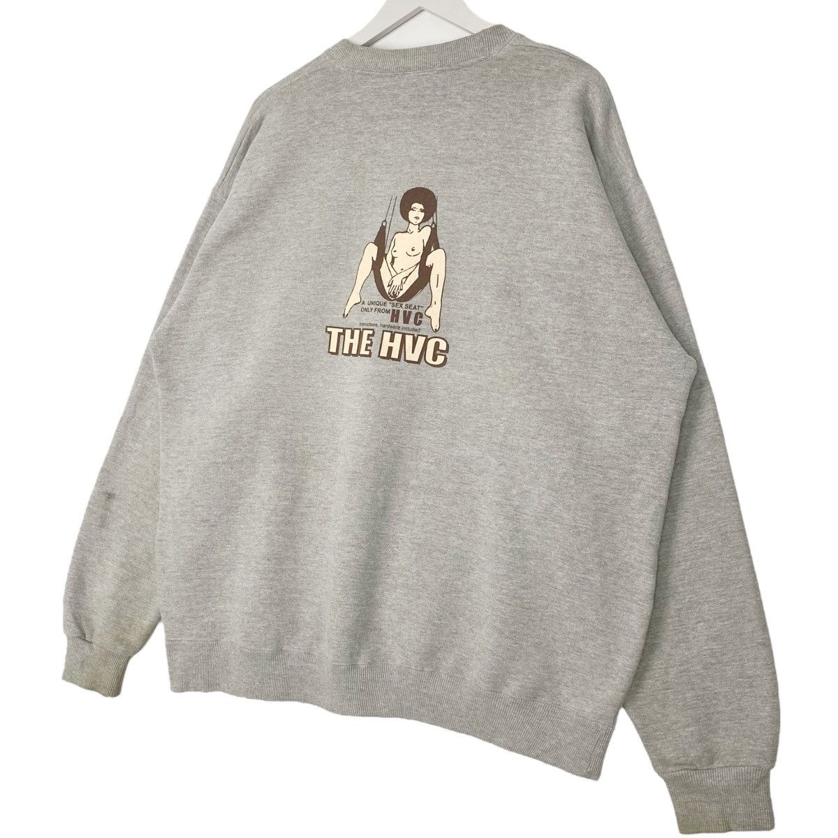 Vintage Vintage HVC Japan Streetwear Sweatshirt Crewneck Grey Sz XXL Size US XXL / EU 58 / 5 - 7 Thumbnail