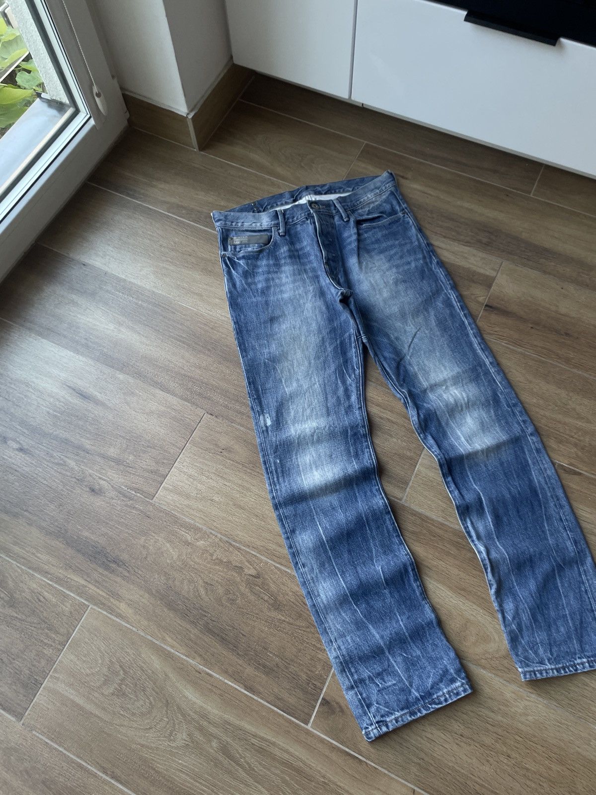 G-Star Vintage G-Star Jeans Faded Japanese Mud Washed Slim Y2K Rare Size US 32 / EU 48 - 2 Thumbnail