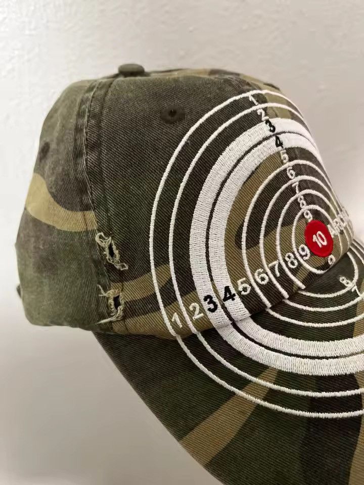 Japanese Brand Bull's-eye Cross Embroidery Baseball Hat Size ONE SIZE - 3 Thumbnail