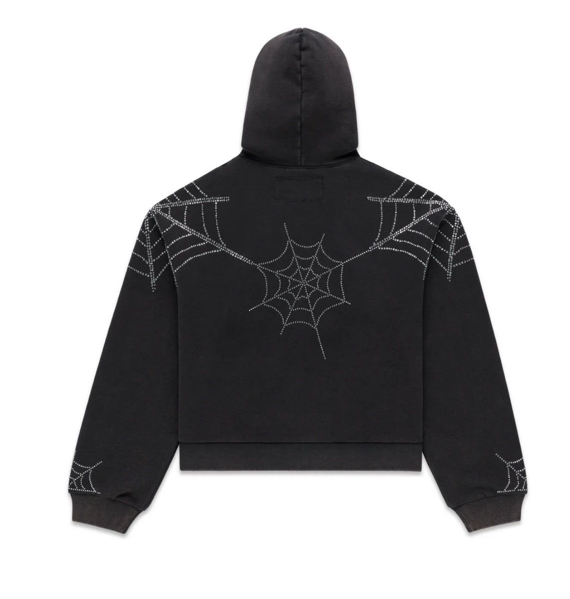 Sp5der Rhinestone Web Zip Hoodie Size US M / EU 48-50 / 2 - 2 Thumbnail
