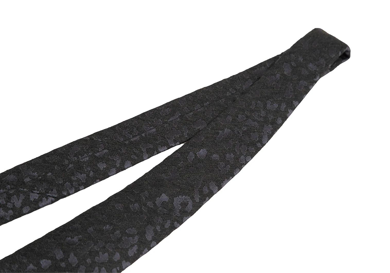 Armani Collezioni Camouflage Jacquard Tie in Brown and Navy Size ONE SIZE - 3 Thumbnail