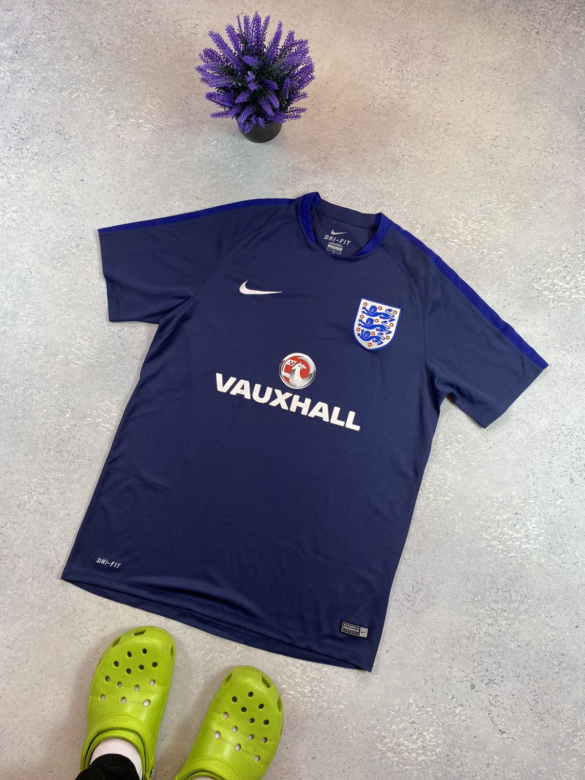 Nike ENGLAND 2016 2017 FOOTBALL SHIRT SOCCER JERSEY NIKE Size US L / EU 52-54 / 3 - 1 Thumbnail