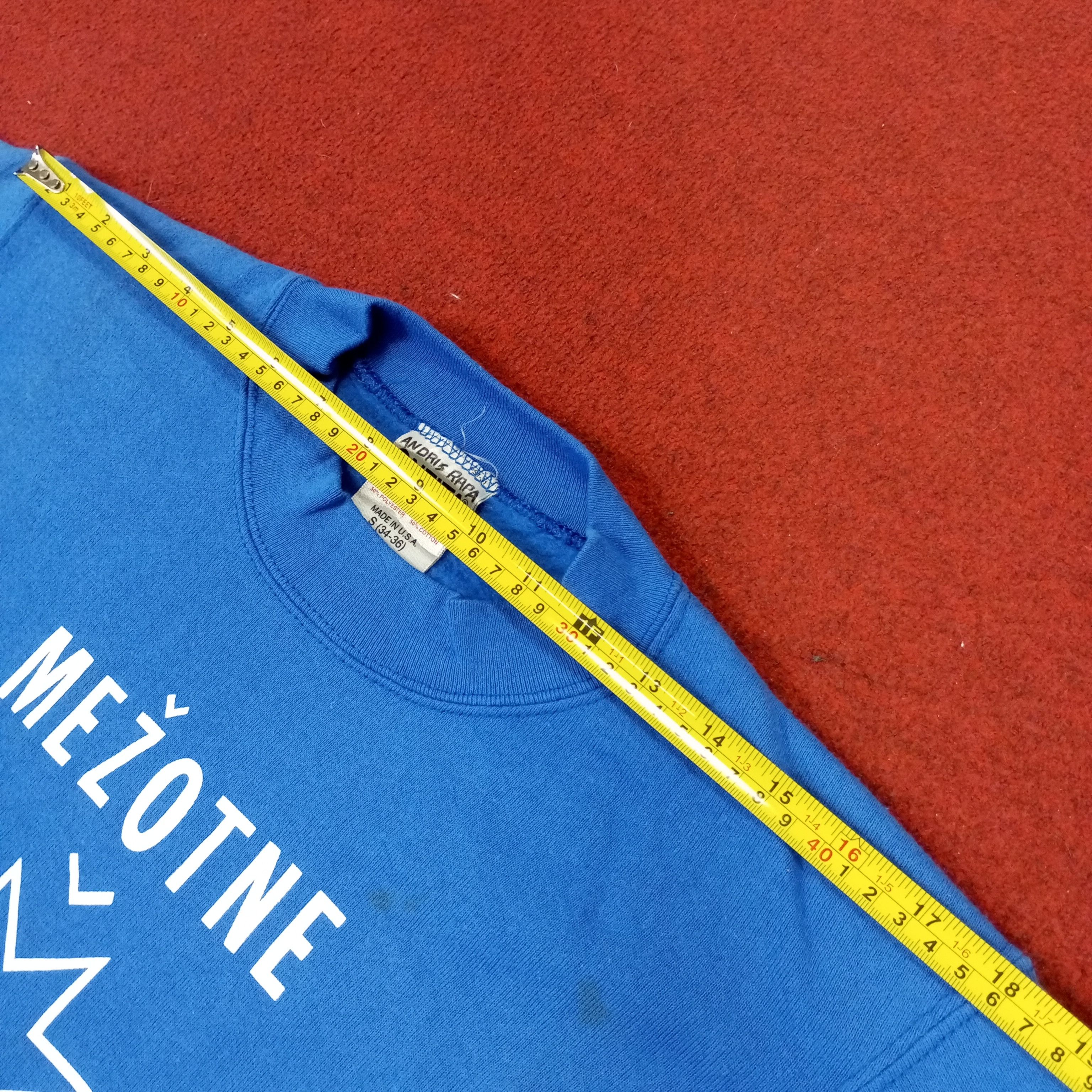 Vintage Mezotne Center Design Style Vintage Sweatshirt Size US S / EU 44-46 / 1 - 13 Thumbnail