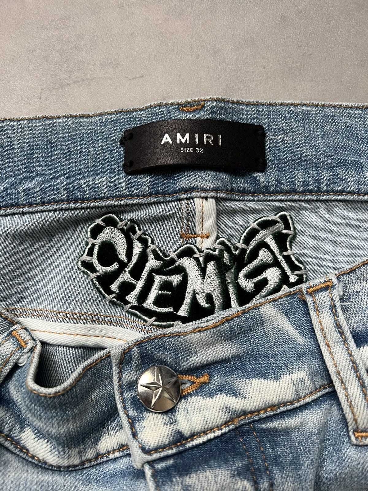 Amiri Amiri x Chemist Stars Skinny Jeans Size US 32 / EU 48 - 8 Thumbnail
