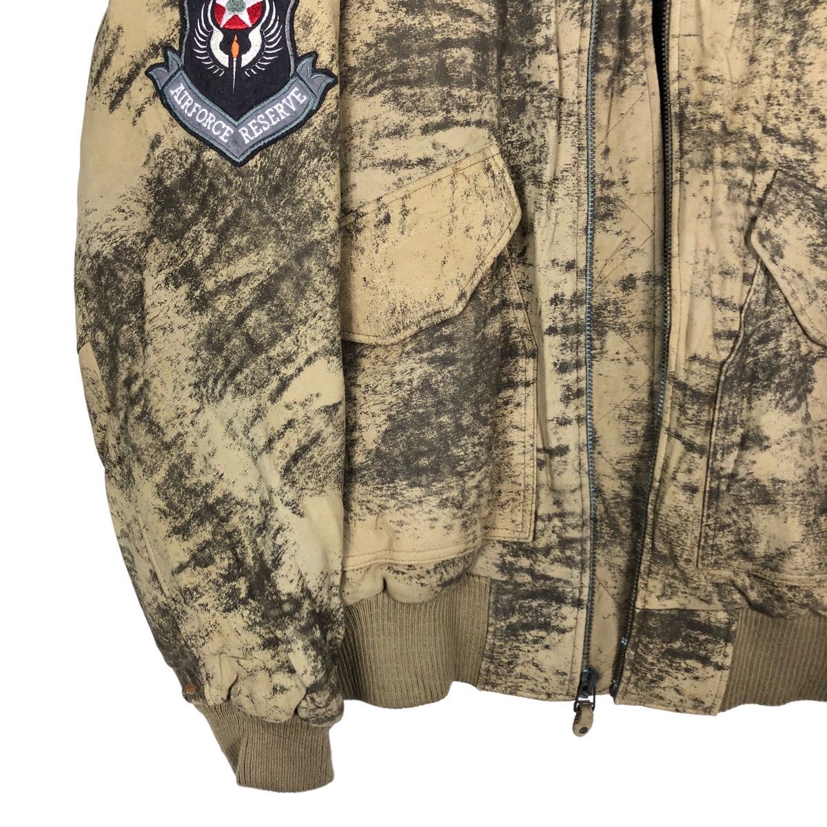 Bare Fox 🔥Vintage Leather Jacket Bare Fox Flying Jacket Big Logo Size US M / EU 48-50 / 2 - 4 Thumbnail